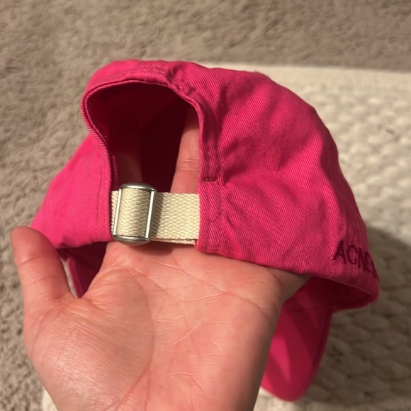 AUTHENTIC Acne Studio pink ball cap - Picture 3 of 5